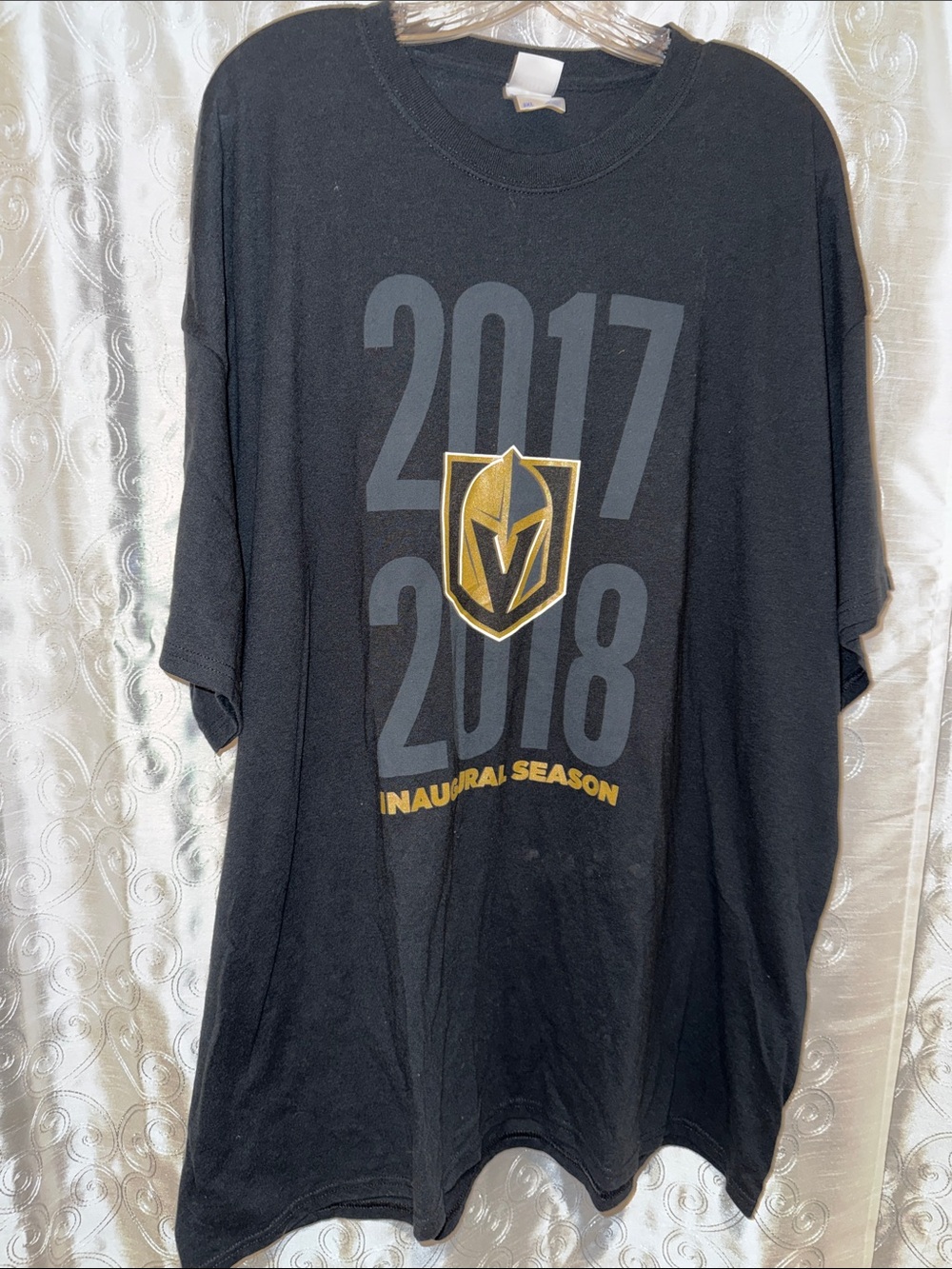 NHL Vegas Golden Knights Black 2017-2018 Graphic Tee Men’s Size 3XL 🔥 P1